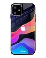 Shop Fluid Printed Premium Glass Cover for iPhone 11(Shock Proof, Lightweight)-Front
