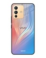 Shop Mystic Aurora Printed Premium Glass Cover for Vivo V23 5G (Shock Proof, Lightweight)-Front