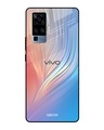 Shop Mystic Aurora Printed Premium Glass Cover for Vivo X50 Pro (Shock Proof, Lightweight)-Front
