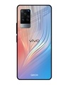 Shop Mystic Aurora Printed Premium Glass Cover for Vivo X60 Pro (Shock Proof, Lightweight)-Front