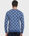 Shop Blue Quartz Crew Neck All Over Print Sweatshirt-Design