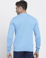 Shop Men's Blue Super Slodier Typography Flat Knit Sweater-Design