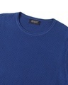 Shop Men's Blue Quartz Flat Knit Sweater