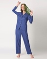 Shop Blue Rayon Nightwear Set