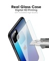 Shop Blue Rhombus Pattern Premium Glass Case for Apple iPhone 6 (Shock Proof, Scratch Resistant)-Full