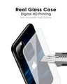 Shop Blue Rough Abstract Premium Glass Case for Apple iPhone SE 2020(Shock Proof, Scratch Resistant)-Full