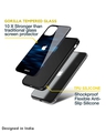 Shop Blue Rough Pastel Premium Glass Cover For iPhone XS (Impact Resistant, Matte Finish)-Design