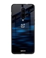 Shop Blue Rough Pastel Premium Glass Cover For OnePlus 7 Pro (Impact Resistant, Matte Finish)-Front