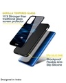 Shop Blue Rough Pastel Premium Glass Cover For Xiaomi Redmi Note 10 Pro (Impact Resistant, Matte Finish)-Design