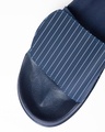 Shop Blue Stripes Lightweight Adjustable Strap Women Slider