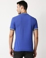 Shop Blue Varsity Polo T-Shirt-Full