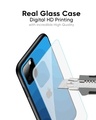 Shop Blue Wave Abstract Premium Glass Case for Apple iPhone 7 Plus (Shock Proof, Scratch Resistant)-Full
