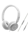 Shop Bassheads 900 On The Ear Wired Headphone (Pearl White)-Front