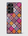 Shop Bohemian Hippie Mandala Print Premium Glass Case for Samsung Galaxy S23 Ultra 5G-Front