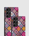 Shop Bohemian Hippie Mandala Print Premium Glass Case for Samsung Galaxy S23 Ultra 5G-Design