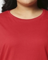 Shop Women's Red Plus Size Boyfriend T-shirt