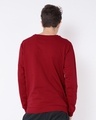 Shop Bold Red Fleece Light Sweatshirt-Design