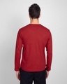 Shop Bold Red Full Sleeve Henley T-Shirt-Design