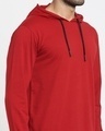 Shop Bold Red Full Sleeve Hoodie T-shirt