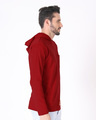Shop Bold Red Full Sleeve Pocket Hoodie T-Shirt-Design