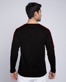 Shop Bold Red Full Sleeve Side Panel T-Shirt-Design