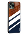 Shop Iphone 11 Pro Max Bold Stripes Glass Case-Design