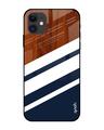 Shop Iphone 12 Bold Stripes Glass Case-Front