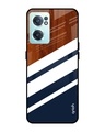 Shop Bold Stripes Printed Premium Glass Cover for OnePlus Nord CE 2 5G (Shock Proof, Lightweight)-Front