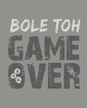 Shop Bole Toh Game Over Half Sleeve T-Shirt-Full