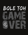 Shop Bole Toh Game Over Half Sleeve T-Shirt