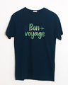 Shop Bon Voyage Half Sleeve T-Shirt-Front