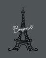 Shop Bonjour Paris   Boyfriend T-Shirt Nimbus Grey-Full