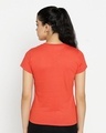 Shop Bonjour Paris Half Sleeve Printed Red T-Shirt-Design