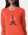 Shop Bonjour Paris Printed Full Sleeve T-shirt-Front