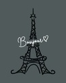 Shop Bonjour Paris Scoop Neck Full Sleeve T-Shirt-Full