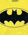 Shop Boys Yellow Batman Logo Graphic Printed T Shirt-Design