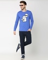 Shop BOO Full Sleeve T-Shirt Dazzling Blue-Full