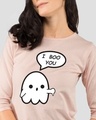 Shop Boo You Round Neck 3/4 Sleeve T-Shirt Baby Pink-Front