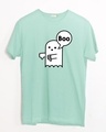 Shop BOOBOO Half Sleeve T-Shirt Bird Egg Green-Front