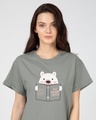 Shop Book Bear Boyfriend T-Shirt-Front