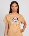 Shop Book Minnie Boyfriend T-Shirt (DL)-Front