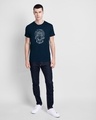 Shop Boombox Skull Half Sleeve T-shirt-Full