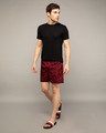 Shop Men's Red Boomboxes AOP Boxers-Full