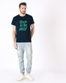 Shop Born To Be Wild Half Sleeve T-Shirt
