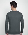 Shop Born To Conquer Full Sleeve T-Shirt Nimbus Grey-Design