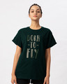 Shop Born To Fly Boyfriend T-Shirt-Front