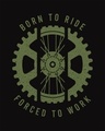 Shop Born To Ride Forced To Work Vest-Full