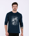 Shop Born To Ride Full Sleeve T-Shirt-Front
