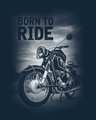 Shop Born To Ride Full Sleeve T-Shirt