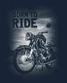 Shop Born To Ride Half Sleeve T-Shirt
